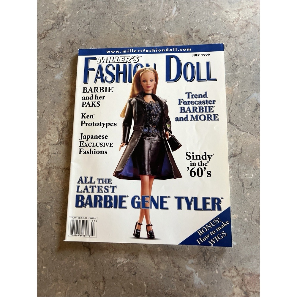MILLER'S FASHION DOLL Barbie Magazine July 1999 Vintage